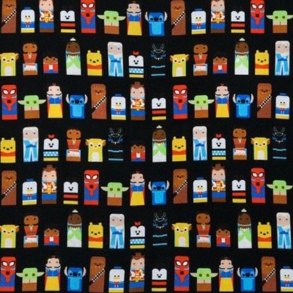 Disney 100 Unified Characters Woven Button-Up Shirt SZ S - Picture 2 of 2